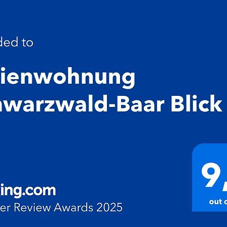 Ferienwohnung Schwarzwald-Baar Blick Donaueschingen Buitenkant foto